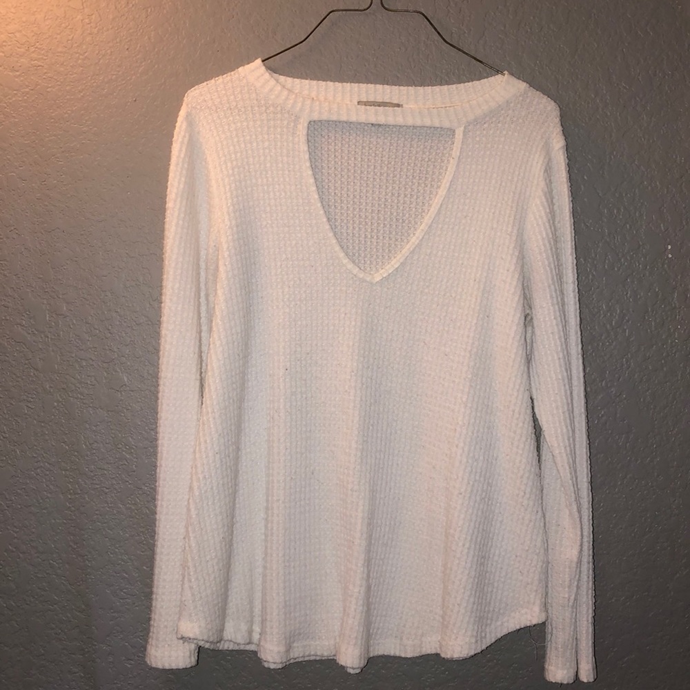 White sweater!